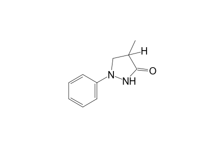 3-Pyrazolidinone, 4-methyl-1-phenyl-