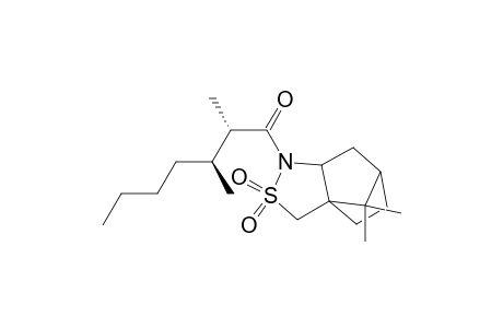 N-[(2S,3S)-2,3-dimethylheptanoyl]bornane-10,2-sultam