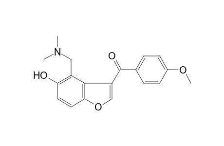 (4-Dimethylaminomethyl-5-hydroxybenzofuran-3-yl)(4-methoxyphenyl)methanone