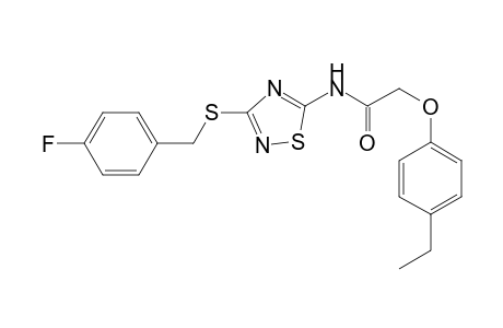 Acetamide, 2-(4-ethylphenoxy)-N-[3-[[(4-fluorophenyl)methyl]thio]-1,2,4-thiadiazol-5-yl]-