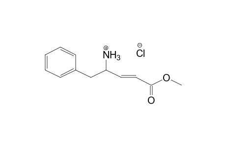 (E,S)-2-pentensaeure, 4-amino-5-phenyl-, methylester, hydrochlorid