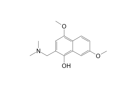 2-[(dimethylamino)methyl]-4,7-dimethoxy-1-naphthol
