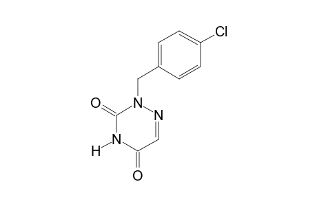 2-(p-chlorobenzyl)-as-triazine-3,5(2H,4H)-dione