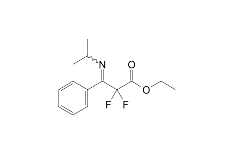 (E/Z)-Ethyl 2,2-difluoro-3-isopropylimino-3-phenyl-propanoate