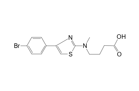 4-[[4-(4-bromophenyl)-1,3-thiazol-2-yl]-methyl-amino]butanoic acid