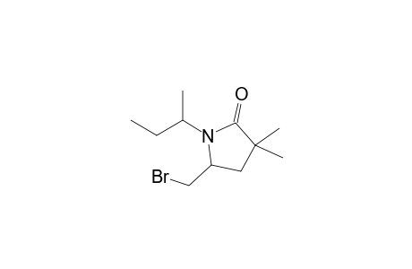 5-(bromomethyl)-1-butan-2-yl-3,3-dimethyl-2-pyrrolidinone