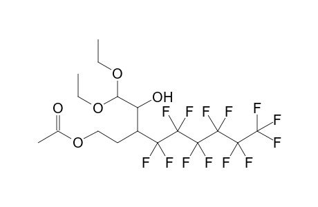 5,5-Diethoxy-4-hydroxy-3-(perfluorohexyl)pentyl Acetate