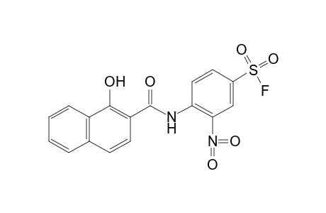 4'-(fluorosulfonyl)-1-hydroxy-2'-nitro-2-naphthanilide