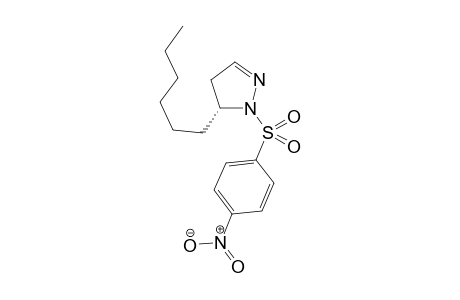 (5R)-5-hexyl-1-(4-nitrophenylsulfonyl)-4,5-dihydro-1H-pyrazole