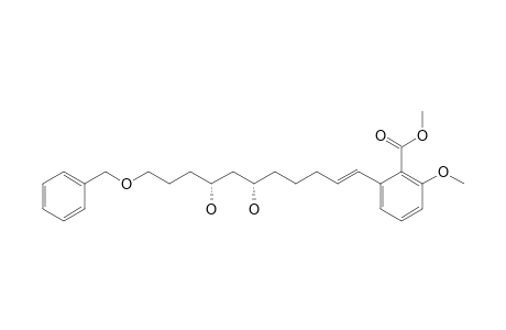 METHYL-2-[(1E,6R,8S)-11-(BENZYLOXY)-6,8-DIHYDROXY-1-UNDECENYL]-6-METHOXYBENZOATE