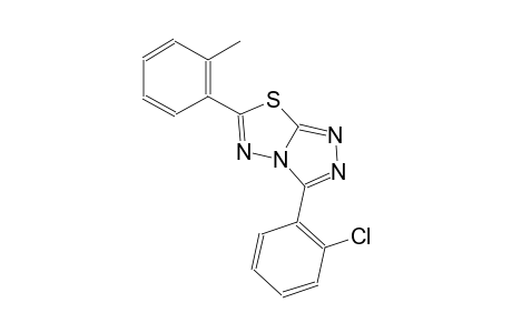 3-(2-chlorophenyl)-6-(2-methylphenyl)[1,2,4]triazolo[3,4-b][1,3,4]thiadiazole