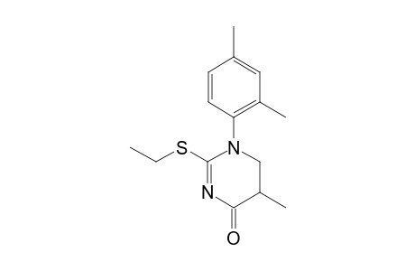 1-(2,4-DIMETHYLPHENYL)-2-ETHYLTHIO-5-METHYL-1,4,5,6-TETRAHYDROPYRIMIDIN-4-ONE