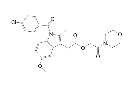 1H-indole-3-acetic acid, 1-(4-chlorobenzoyl)-5-methoxy-2-methyl-, 2-(4-morpholinyl)-2-oxoethyl ester