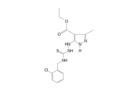 5-[4-(o-chlorobenzyl)-3-thiosemicarbazido]-3-methylpyrazole-4-carboxylic acid, ethyl ester