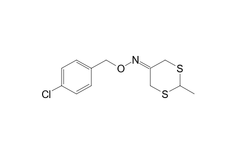 2-methyl-m-dithian-5-one, O-(p-chlorobenzyl)oxime