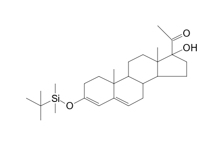 1-[3-[tert-butyl(dimethyl)silyl]oxy-10,13-dimethyl-17-oxidanyl-1,2,7,8,9,11,12,14,15,16-decahydrocyclopenta[a]phenanthren-17-yl]ethanone