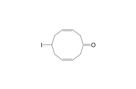 3,8-Cyclodecadien-1-one, 6-iodo-