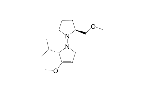 N-(-)-(S)-2-Methoxymethylpyrrolodinyl-(S)-2-(isopropyl)-3-methoxy-2,5-dihydropyrrole