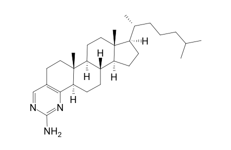 2'-Amino-5.alpha.-cholest-2-eno[2,3-d]pyrimidine