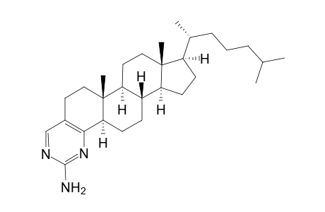 2'-Amino-5.alpha.-cholest-2-eno[2,3-d]pyrimidine