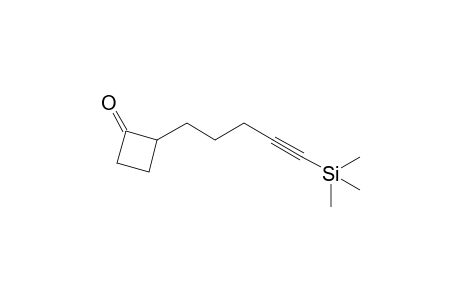 2-[5'-(Trimethylsilyl)pent-4'-ynyl]cyclobutanone