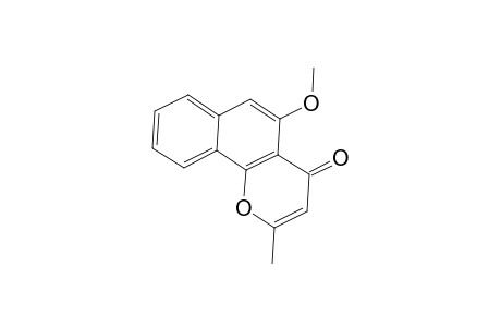 4H-Naphtho[1,2-b]pyran-4-one, 5-methoxy-2-methyl-