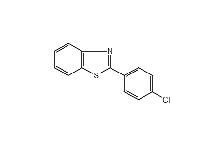 2-(p-chlorophenyl)benzothiazole