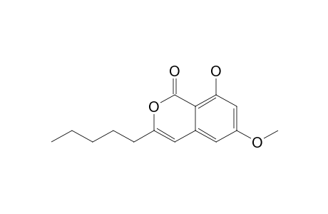 8-HYDROXY-6-METHOXY-3-N-PENTYLISOCOUMARIN