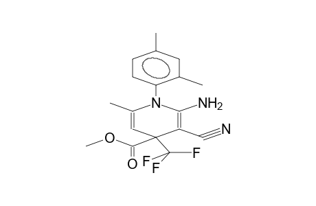 1-(2,4-DIMETHYLPHENYL)-2-AMINO-3-CYANO-4-TRIFLUOROMETHYL-4-METHOXYCARBONYL-6-METHYL-1,4-DIHYDROPYRIDINE