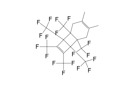 1,2,3,4,5,6-HEXAKIS-(TRIFLUOROMETHYL)-8,9-DIMETHYL-TRICYCLO-[4.4.0.0.0(2,5)]-DECA-3,8-DIENE