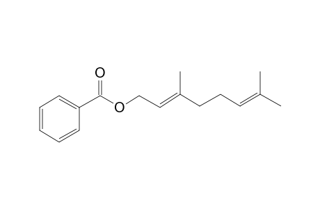 benzoic acid, geranyl ester