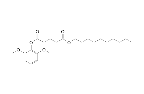 Glutaric acid, decyl 2,6-dimethoxyphenyl ester