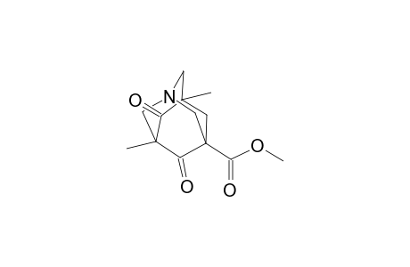 1-Azatricyclo[3.3.1.13,7]decane-3-carboxylic acid, 5,7-dimethyl-4,6-dioxo-, methyl ester