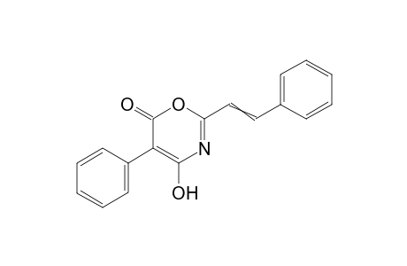 2-(2-Phenylvinyl)-5-phenyl-4-hydroxy-6H-1,3-oxazin-6-one