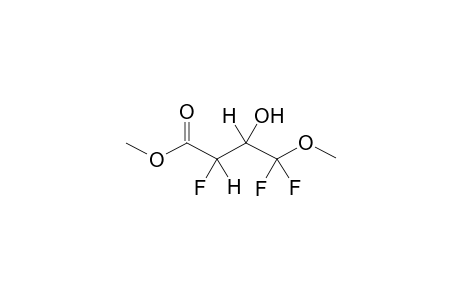 1-CARBOMETHOXY-2-HYDROXY-3-METHOXY-1,3,3-TRIFLUOROPROPANE