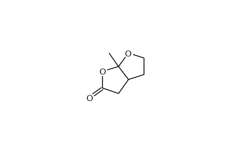 2-hydroxy-2-methyltetrahydro-3-furanacetic acid, gamma-lactone