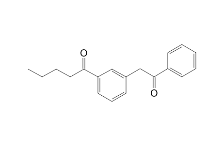 1-[3-(2-Oxo-2-phenylethyl)phenyl]pentan-1-one