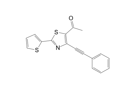 1-[4-(2-phenylethynyl)-2-(2-thienyl)thiazol-5-yl]ethanone