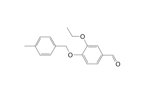 3-Ethoxy-4-[(4-methylbenzyl)oxy]benzaldehyde