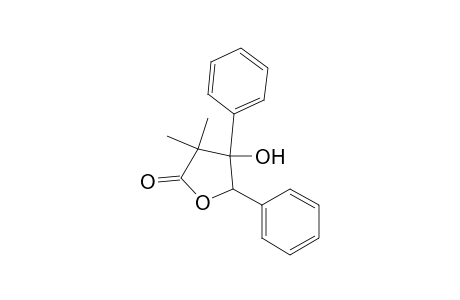 4,5-Dihydro-4-hydroxy-3,3-dimethyl-4,5-diphenyl-2(3H)-furanone