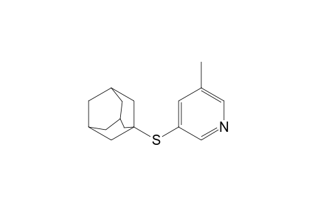 3-(1-adamantylsulfanyl)-5-methylpyridine