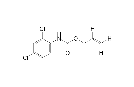 2,4-dichlorocarbanilic acid, allyl ester