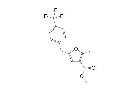 Methyl 2-Methyl-5-[4-(trifluoromethyl)benzyl]furan-3-carboxylate