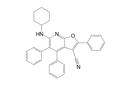 3-Cyano-6-cyclohexylamino-2,4,5-triphenylfuro[2,3-b]pyridine