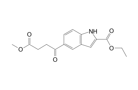 Ethyl 5-[3-(Methoxycarbonyl)propionyl]-1H-indole-2-carboxylate