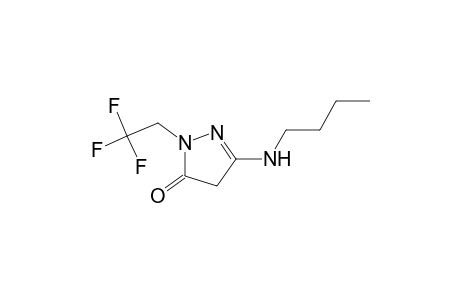 3-(butylamino)-1-(2,2,2-trifluoroethyl)-2-pyrazolin-5-one