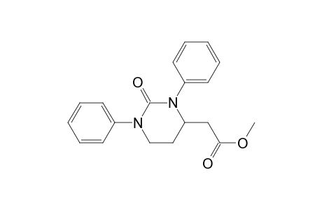 1,3-Diphenyl-4-methoxycarbonylmethyl-3,4,5,6-tetrahydro-2(1H)-pyrimidone