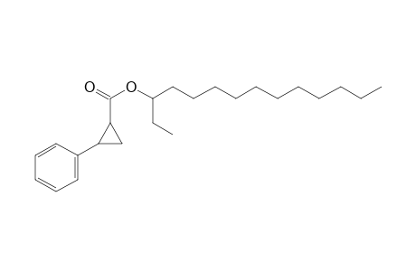 Cyclopropanecarboxylic acid, trans-2-phenyl-, tetradec-3-yl ester