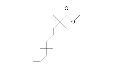 2,2,6,6,8-pentamethylpelargonic acid methyl ester