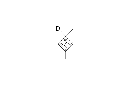 1,2,3,4-Tetramethyl-4-deuterio-cyclobutenyl cation